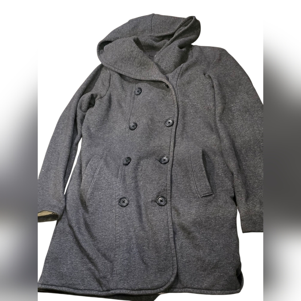 Standard James Perse Hooded Double Breasted Jacket